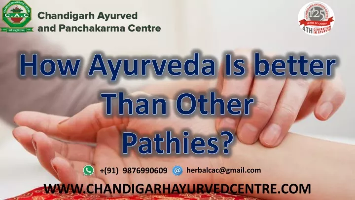 how ayurveda is better than other pathies