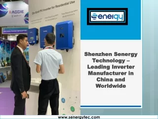 Shenzhen Senergy Technology – Leading Inverter Manufacturer in China and Worldwide