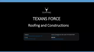 Emergency Roof Repair | Replacement in Houston | Texans Force