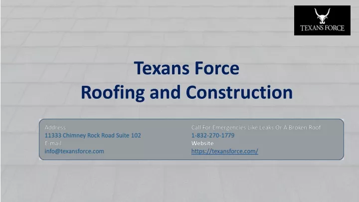texans force roofing and construction