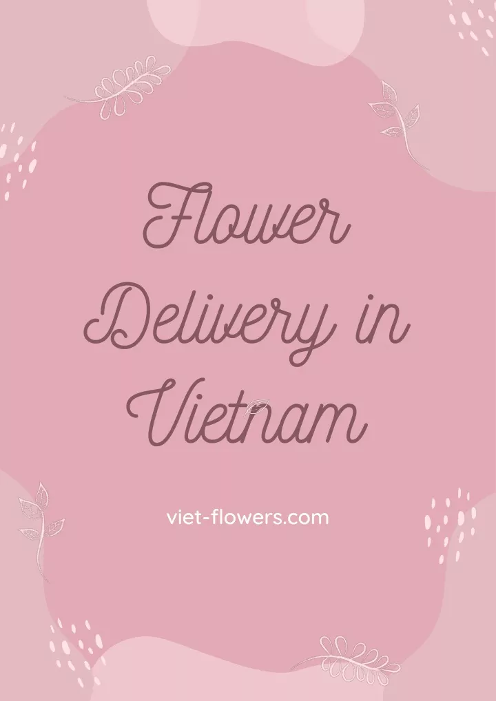 flower delivery in vietnam