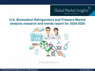 Analysis of U.S. Biomedical Refrigerators and Freezers Market applications and company’s active in the industry