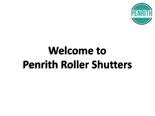 Penrith Roller Shutters