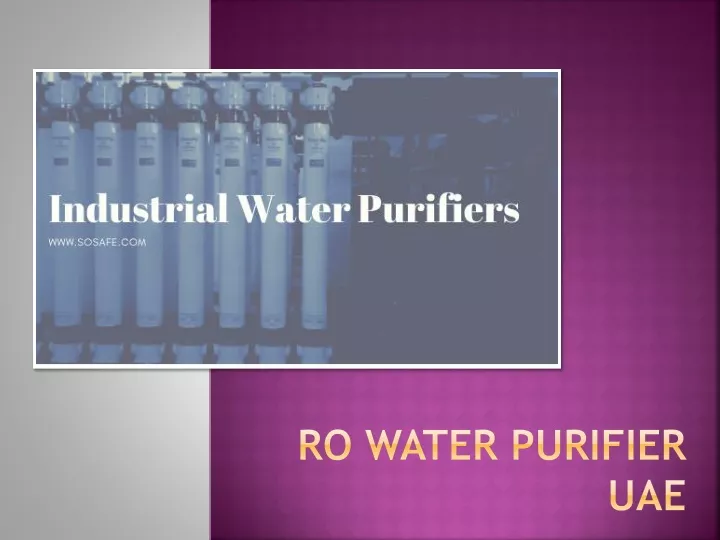 ro water purifier uae