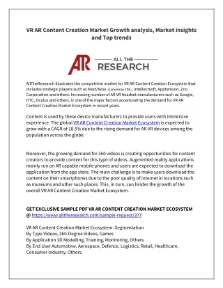 vr ar content creation market growth analysis