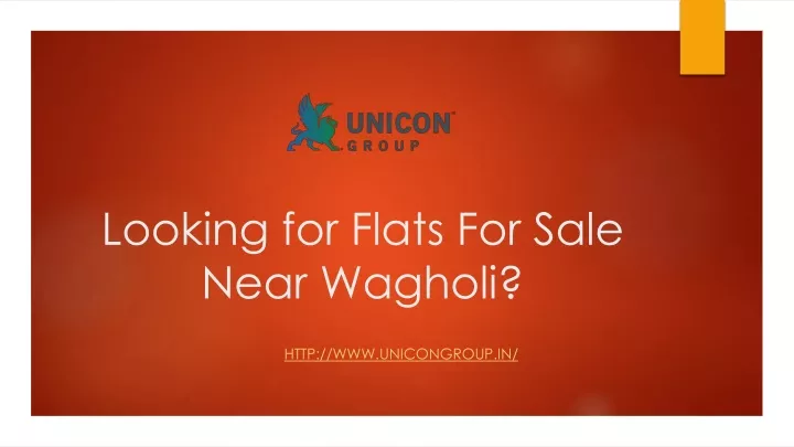 looking for flats for sale near wagholi