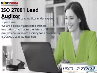 Let us make you ISO 27001 Lead Auditor Certification Ready - NovelVista.