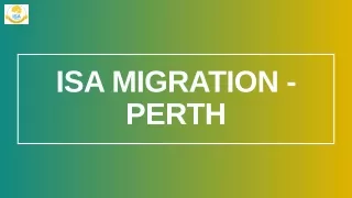 isa migration perth