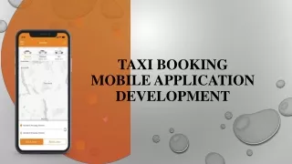 taxi booking mobile application development