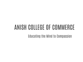 Best Commerce College in Hyderabad|Anish college