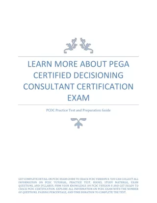 learn more about pega certified decisioning
