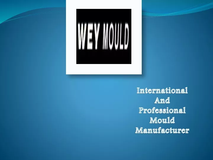 international and professional mould manufacturer