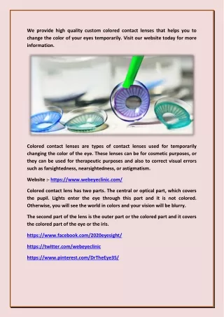 Custom Colored Contacts - webeyeclinic