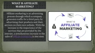 WHAT IS AFFILIATE MARKETING?