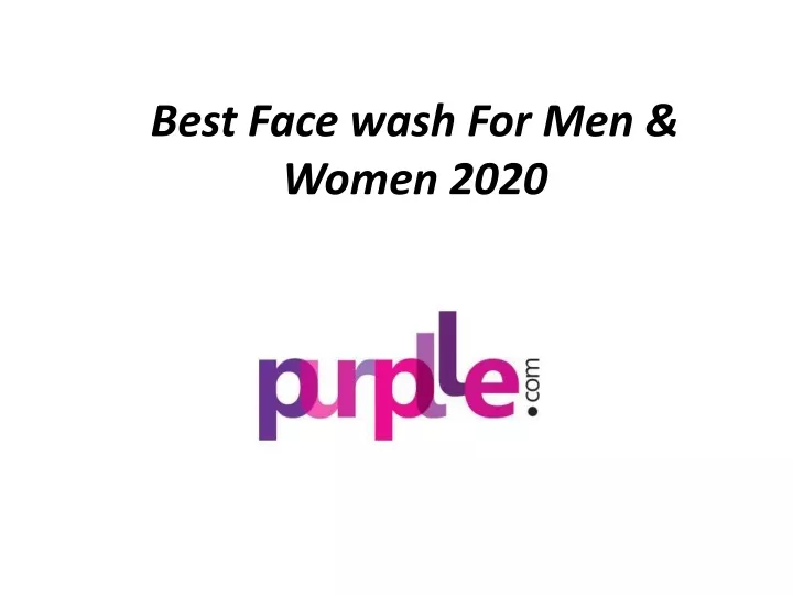 best face wash for men women 2020