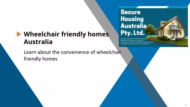 wheelchair friendly homes australia
