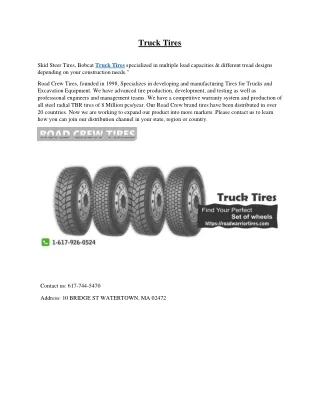 Truck Tires