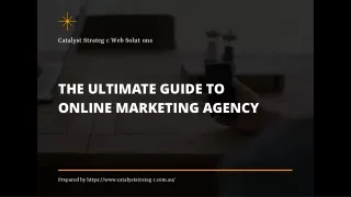 The Ultimate Guide To ONLINE MARKETING AGENCY