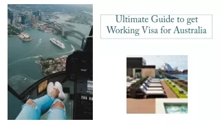 Ultimate Guide to get Working Visa for Australia I Thomas Cook