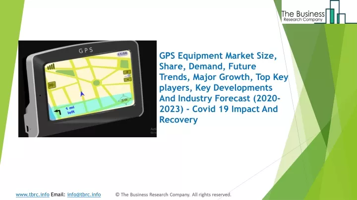 gps equipment market size share demand future