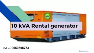 10 kva rental generator