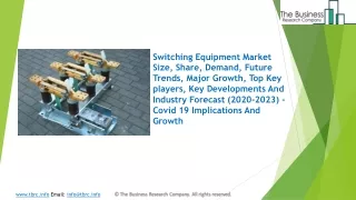 Switching Equipment Market, Industry Trends, Revenue Growth, Key Players Till 2023
