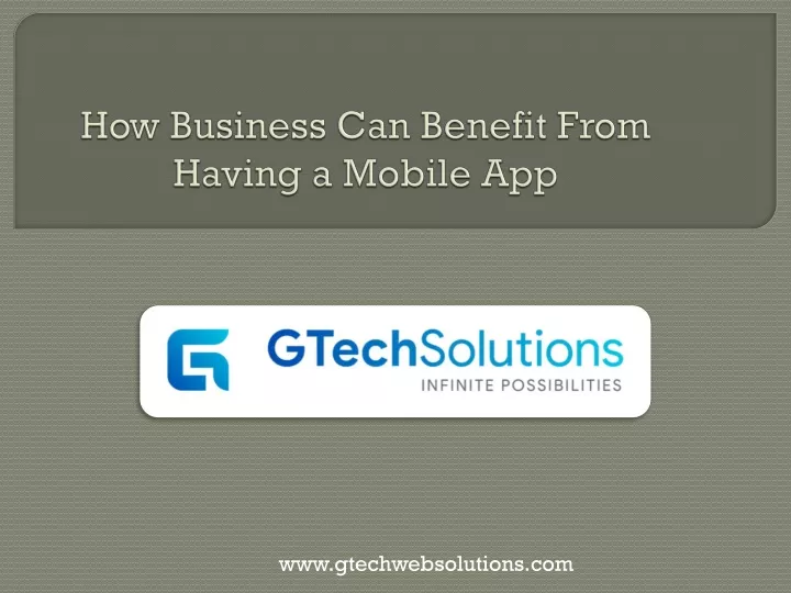 how business can benefit from having a mobile app