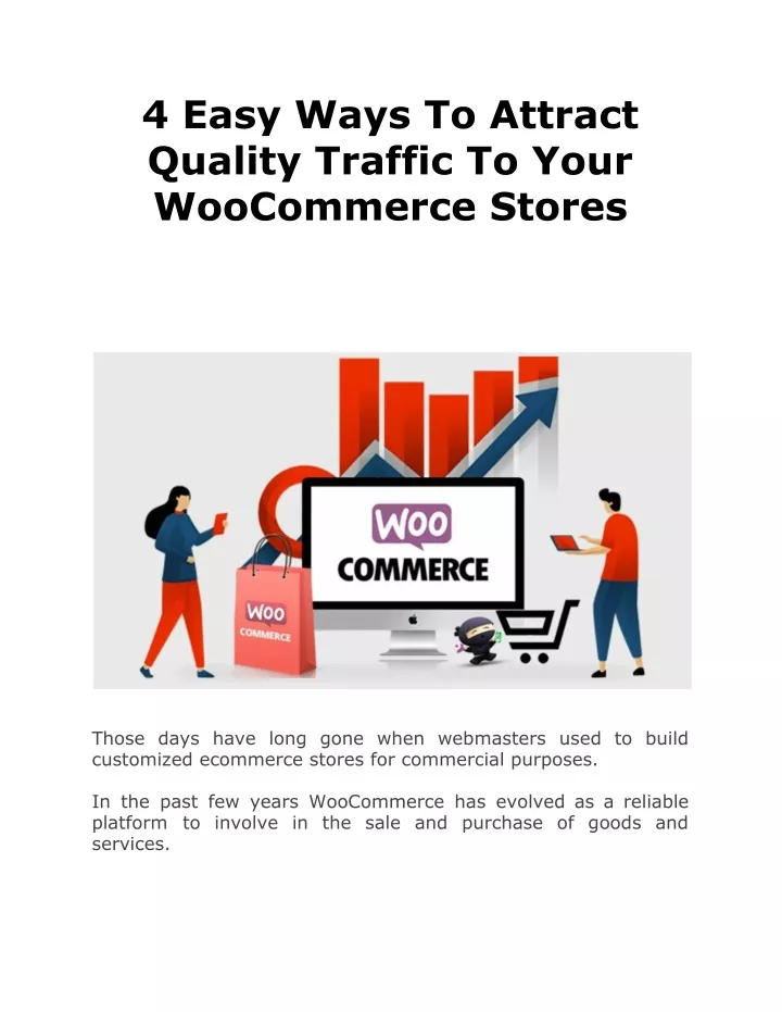 4 easy ways to attract quality traffic to your