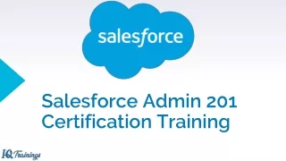 Salesforce online course | salesforce admin training