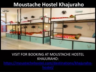 Best Backpacker and Youth Hostel in Khajuraho | Budget Accommodation Khajuraho -  Moustache Hostel Khajuraho