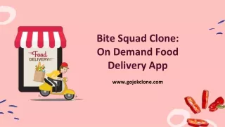bite squad clone on demand food delivery app