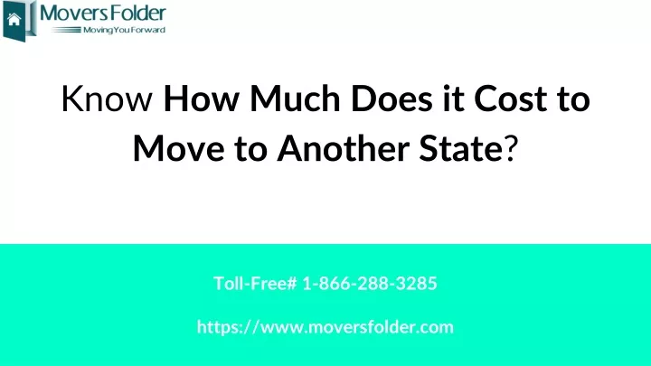 know how much does it cost to move to another state