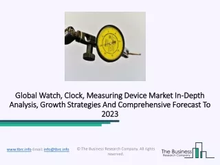 global watch clock measuring device market global