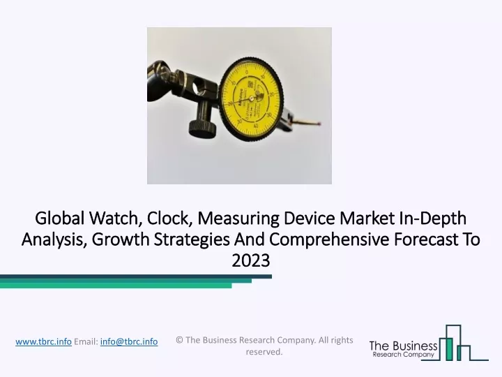 global watch clock measuring device market global