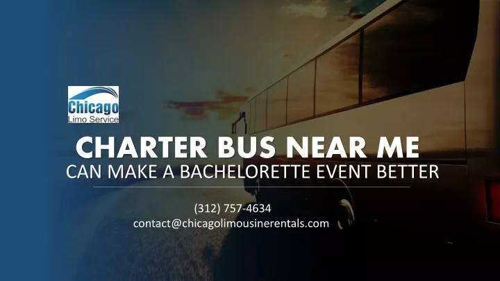 charter bus near me can make a bachelorette event