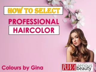 Beauty Salon products and Best haircolor