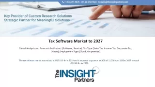 Tax software market