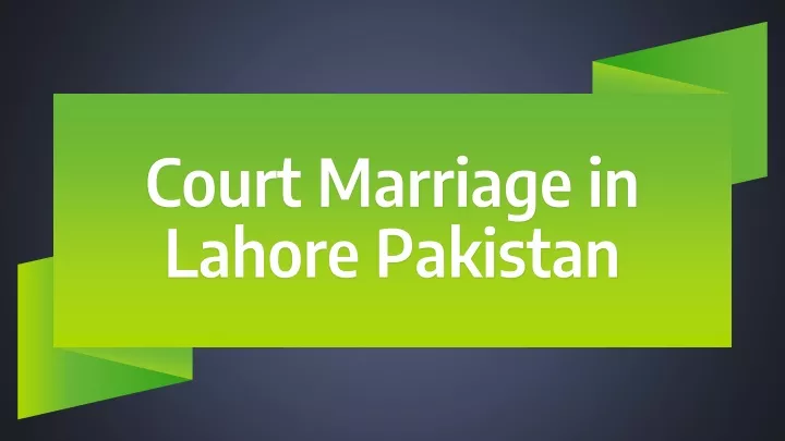 court marriage in lahore pakistan