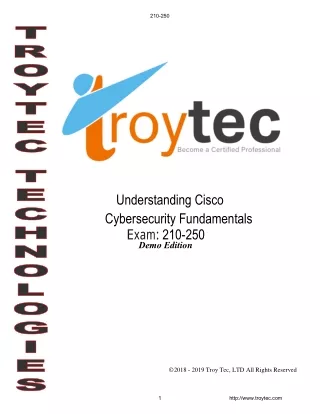 Understanding Cisco Cyber security Fundamentals 210-250 Exam Pass with Guarantee