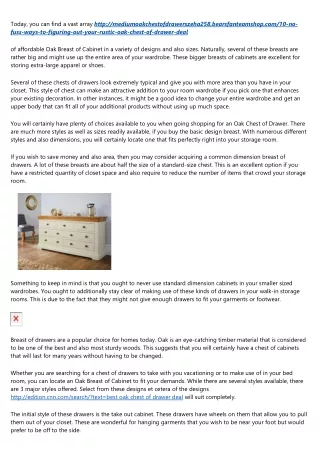 10 Signs You Should Invest in new oak chest of drawer