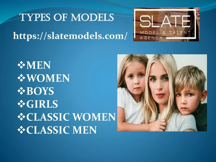 types of models