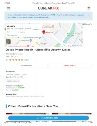 Uptown Dallas Phone Repair: uBreakIfix