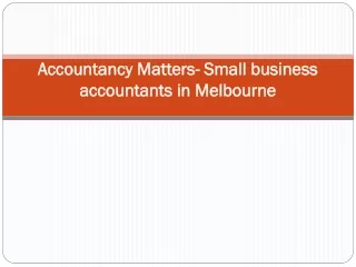 accountancy matters small business accountants in melbourne