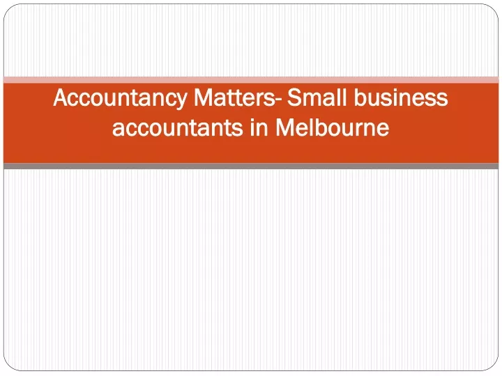 accountancy matters small business accountants in melbourne