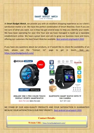 at smart budget watch we provide you with