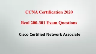 ccna certification 2020 real 200 301 exam