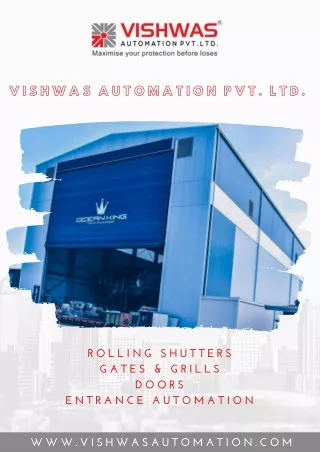 Industrial Doors & Entrance Automation Manufacturer in Vadodara | India