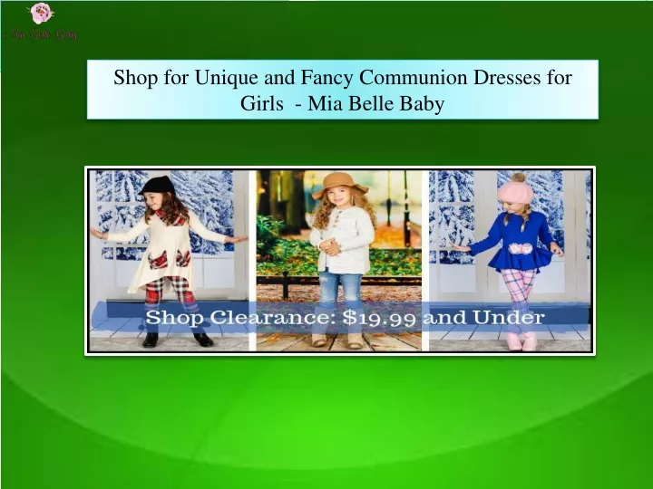 shop for unique and fancy communion dresses