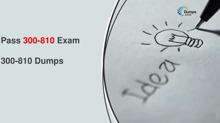 pass 300 810 exam 300 810 dumps