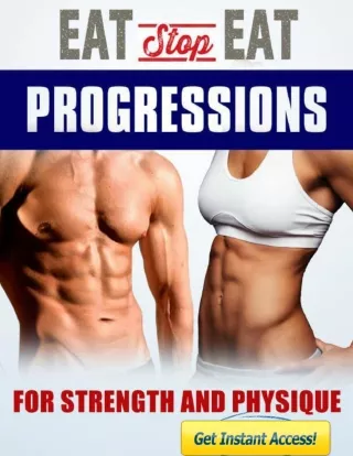 Eat Stop Eat Progressions PDF, eBook by Brad Pilon
